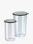 Bamix - Beaker Set W. Lid - K&ouml;&ouml;gipurgid - ONE SIZE