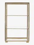 House Doctor - Cabinet, Hdglass, Brass - Kapid - 35X35X56.5CM