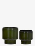 House Doctor - Planter, Hdpile, Green - Lillepotid - 30X30X31CM