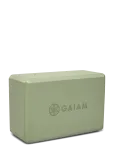 Gaiam - Vintage Green Block - Spordi joogaplokid ja kummid - ONE SIZE