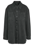 NOISY MAY - Nmalva L/S Dnm Shacket Az387Bl Noos - Pealiss&auml;rgid - M