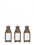 House Doctor - Hurricane, Hdtilka, Antik Messing - Indoor Lanterns - L:6.5CM