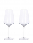 Aida - Ultima Mouthblown Crystal Glass White 460 Ml. 2 Pcs. Giftbox - Valge veini klaasid - ONE SIZE