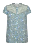 Rosemunde - Rwelif Capsleeve Regular Lace Blous - L&uuml;hikeste varrukatega - 34