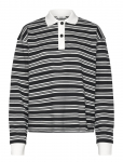Monki - Long Sleeve Rugby Polo Top - Polod - XXS