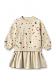 Wheat - Sweat Dress L/S Maggie - Pikkade varrukatega vabaajakleidid - 122