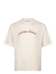 Calvin Klein Jeans - Ss Center Chain Stitch 16S Rlxd - L&uuml;hikeste varrukatega - XS