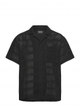 Scotch & Soda - Crochet Short-Sleeved Relaxed-Fit Shirt - L&uuml;hikeste varrukatega s&auml;rgid - L