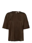 Kaffe - Kalinda Flared Blouse - L&uuml;hikeste varrukatega - 34