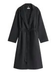 Tommy Hilfiger - Df Wool Reg Belted Maxi Coat - Villased mantlid - 42