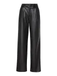 Calvin Klein - Faux Leather Pleated Trouser - Nahksed retuusid-p&uuml;ksid - 40