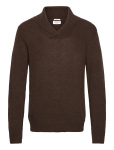 Lindbergh - Lambswool L/S Shawl Collar Knit - V-kaelusega - M