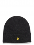 Lyle & Scott - Lambswool Blend Ribbed Beanie - Kootud m&uuml;tsid - ONE SIZE