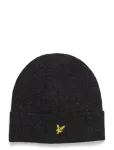 Lyle & Scott - Lambswool Blend Ribbed Beanie - Kootud m&uuml;tsid - ONE SIZE