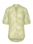 Coster Copenhagen - Transparent Shirt With Flowers - L&uuml;hikeste varrukatega - 44