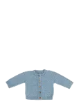 Smallstuff - Cardigan, Square Knit, Merino Wool, Nature Melange - Kardiganid - 68/74