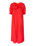 STINE GOYA - Solid Viscose, Puff Sleeve Detail Long Dress - Maksikleidid - M
