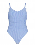 Becks&ouml;ndergaard - Striba Gathered Bea Swimsuit - Ujumisriided - XL