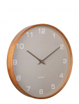 KARLSSON - Wall Clock Acento Wood White - Seinakellad - &Oslash; 40 CM