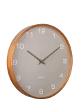 KARLSSON - Wall Clock Acento Wood White - Seinakellad - &Oslash; 40 CM