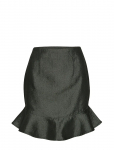 ROTATE - Denim Mini Ruffle Skirt - L&uuml;hikesed seelikud - 42