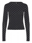 Gina Tricot - Dot Top - Pikkade varrukatega - S
