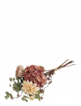 House Nordic - Vilda - Dahlia Bouquet, Artificial Flowers, Mix - Dekoratiivsed vaagnad - 68 CM