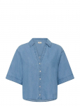 Kaffe - Kajade Denim Shirt - L&uuml;hikeste varrukatega - 46