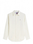Tommy Jeans - Tjm Reg Linen Blend Shirt Ext - Linased s&auml;rgid - M