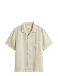 Gant - Reg Gmnt Dyed Linen Ss Camp Shirt - L&uuml;hikeste varrukatega s&auml;rgid - XL