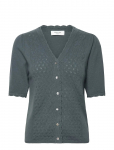 Rosemunde - Rwlaica Cashmere Crochet Ss V-Neck - Kardiganid - XS