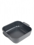 Peugeot - Appolia Keramik Firkantet Mat Sort 21 Cm - Ahjuvormid - 21X21CM