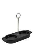 Peugeot - Linea Keramisk Bakke Med H&aring;ndtag, Satin Sort - Kandikud - 16 CM