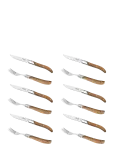Laguiole By H&acirc;ws - Laguiole By H&acirc;ws Steak Dinner Set 12 Pcs Olive - Liha s&ouml;&ouml;giriistad - ONE SIZE