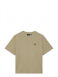 Lyle & Scott - Waffle T-Shirt - L&uuml;hikeste varrukatega - 140-146