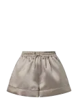 Malina - Cecely Heavy Satin Drawstring Shorts - Vabaaja l&uuml;hikesed p&uuml;ksid - 40