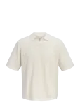 Jack & Jones - Jortyler Knit Ss Split Neck Polo Sn - L&uuml;hikeste varrukatega - S
