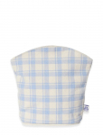 Garbo&Friends - Toiltery Bag, Large, Plaid Sky Blue - Tualett-tarvete kotid - L