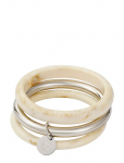 Bud To Rose - Rue Resin Mix Bracelet Gold - K&auml;ev&otilde;rud - ONE SIZE