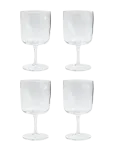 House Doctor - Wine Glass, Hdsand, Clear - Valge veini klaasid - 8X7.7X16CM