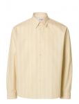 Selected - Slhctmben Stripe Ls Shirt - Triibulised s&auml;rgid - XXL