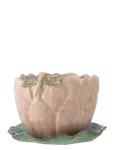 Bloomingville - Jaylee Flowerpot W/Saucer - Lillepotid - &Oslash; 18.5 CM