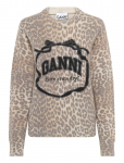 Ganni - Graphic Wool Jamper - Džemprid - M