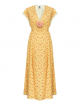Sleeper - The Genus Rosa Dress In Wild Painsies - P&otilde;lveni ja midi - XL