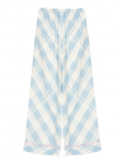 Sleeper - Pastelle Oversized Pants In Blue Plaid - Lai jalg - XL