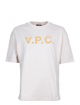 A.P.C. - T-Shirt  With Print - L&uuml;hikeste varrukatega - L