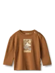 Wheat - T-Shirt L/S Ebbe Print - Pikkade varrukatega T-s&auml;rgid - 86