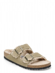 Birkenstock - Arizona Shearling Leve Taupe Laf - Madalad sandaalid - 41