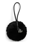 Lauren Ralph Lauren - Leather & Shearling Pom-Pom Bag Charm - V&otilde;tmehoidjad ja kotiripatsid - ONE SIZE