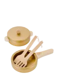 JaBaDaBaDo - Pot & Pan Set Gold - M&auml;nguk&ouml;&ouml;gi tarvikud - ONE SIZE